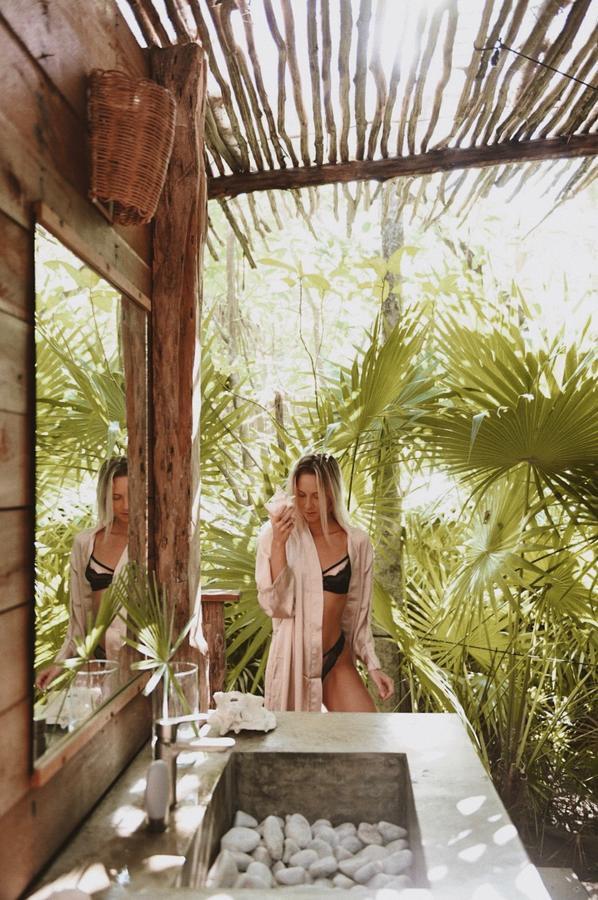 Nativus Glamping & Cenote Tulum Hotel Bagian luar foto